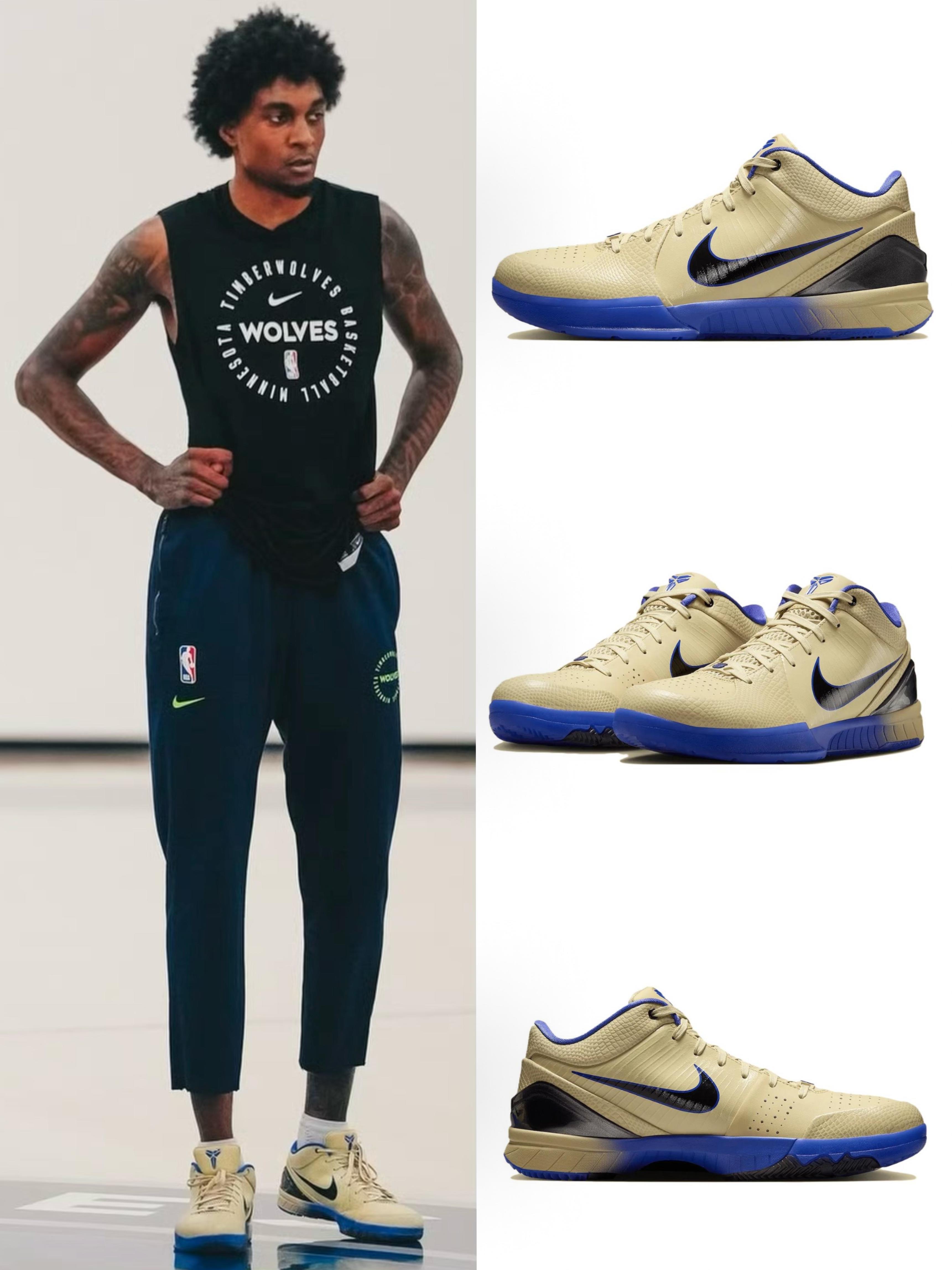 森林狼防守大闸!麦克丹尼尔斯上脚kobe4“巴萨”亮相今日训练!
